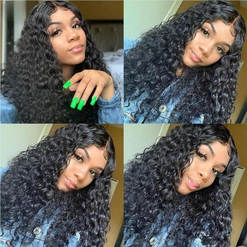 BYE-BYE KNOTS HD LACE 5X5 CLOSURE LACES WIG / Water Wave