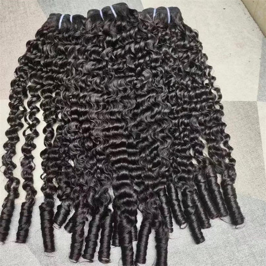 100% Virgin Human Hair Bundles 10-26 Inches 3 Bundles Burmese Pix Curly