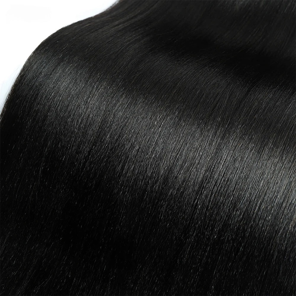 100% Virgin Human Hair Bundles 10-26 Inches 3 Bundles Light Yaki Straight