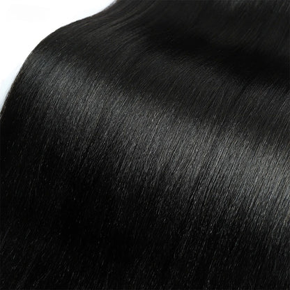 100% Virgin Human Hair Bundles 10-26 Inches 3 Bundles Light Yaki Straight