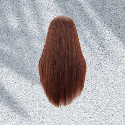 13X6  FIT 2.0 HD LACE FRONT SUPER PRE-PLUCKED WIG Brown Cherry Kinky Straight