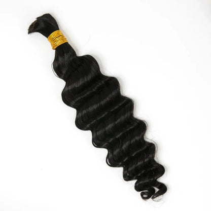 Bulk Hair for Braiding 100% Human Hair Braid Extensions Loose Deep Wave