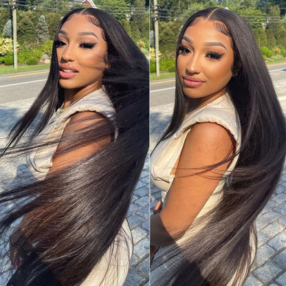 HD LACE 3D Dome Cap 9x6 Super Preplucked with Drawstring Wig Straight