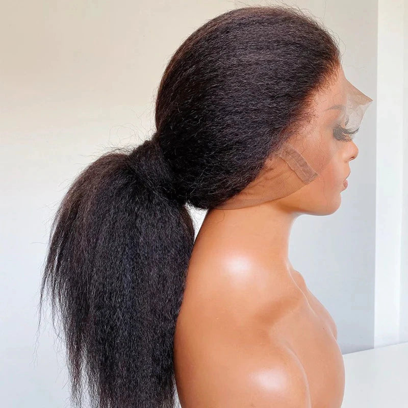 【Save $100+】BYE-BYE KNOTS FULL HD LACE KINKY STRAIGHT INVISI-STRAP WIG