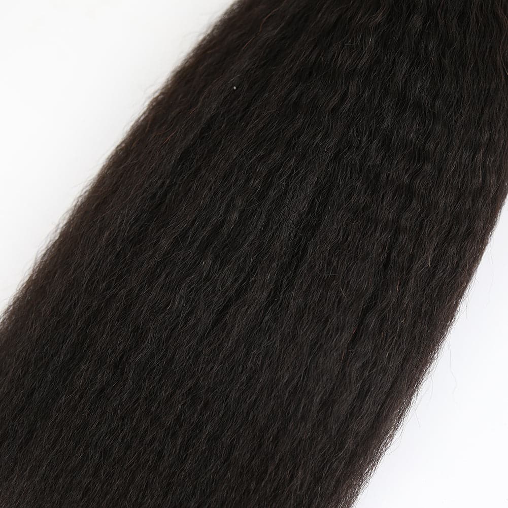 100% Virgin Human Hair Bundles 10-26 Inches 3 Bundles Kinky Straight