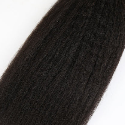 100% Virgin Human Hair Bundles 10-26 Inches 3 Bundles Kinky Straight