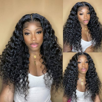 13x4 PRE-PLUCKED LOOSE WAVE HUMAN HAIR LACE FRONT WIG