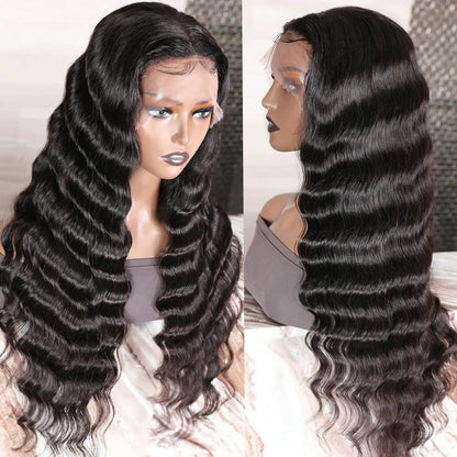 Top Quality Raw Hair 5X5 Closure HD Lace Wig Loose Wave