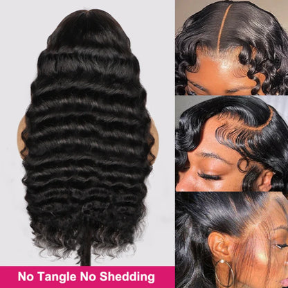 Top Quality Raw Hair 5X5 Closure HD Lace Wig Loose Wave