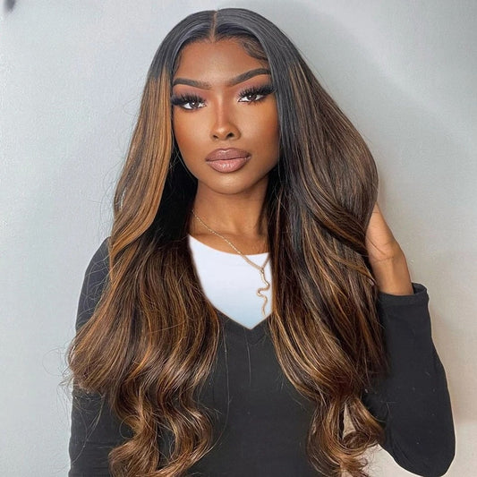 【DEAL】HD Lace 13x6 SUPER Pre-plucked Highlight Body Wave Wig