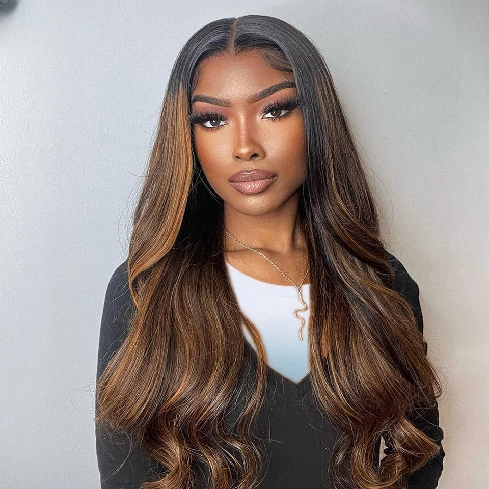 【DEAL】HD Lace 13x6 SUPER Pre-plucked Highlight Body Wave Wig