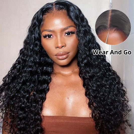 HD LACE 9x6 Lace Parting Super Preplucked Hairline Density Wig Deep Wave