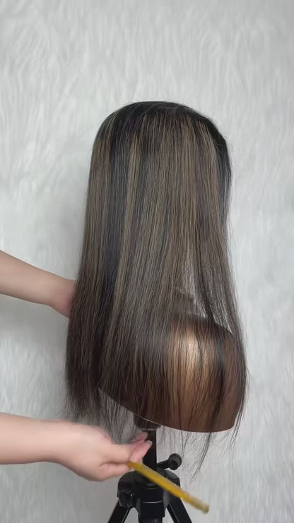 7x6 Full Silk Base Topper Silk Top Human Hair Toppers For Women
