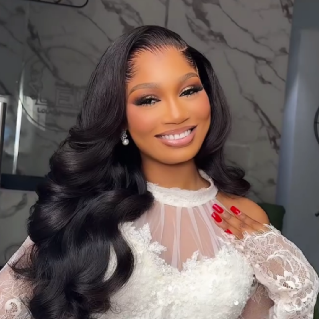 “M” Shape  Hairline 13X6 HD Lace Front Wig Body Wave Wavy