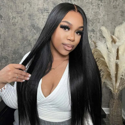 【DEAL】"One Fits All" 9x6 Lace Parting HD LACE Super Preplucked Hairline Body Wave / Straight Wig