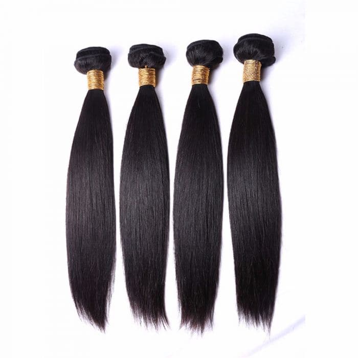100% Virgin Human Hair Bundles 10-26 Inches 3 Bundles Straight/Body Wave