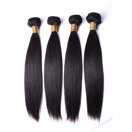 100% Virgin Human Hair Bundles 10-26 Inches 3 Bundles Straight/Body Wave