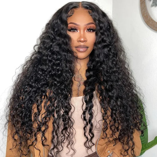 HIGH DENSITY PRE-PLUCKED HD LACE 6X6 LACE CLOSURE LOOSE WAVE WIG