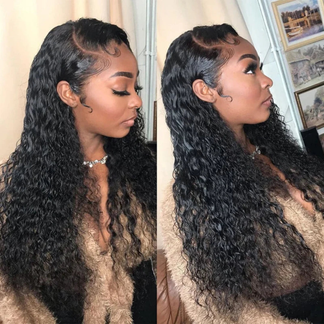 Upgraded Drawstring 13X4/13X6 Full Frontal HD Lace Wig Water Wave