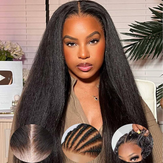 【Save $100+】BYE-BYE KNOTS FULL HD LACE YAKI STRAIGHT INVISI-STRAP WIG