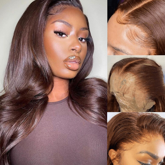 【BIG SALE】NEW “SUPER Pre-plucked HD Lace” Wig Dark Brown Body Wave