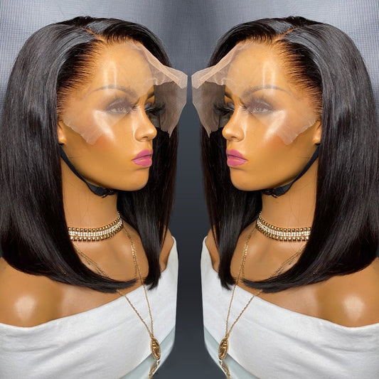 【BIG SALE】HD Lace SUPER Pre-plucked Brown Bob Wig