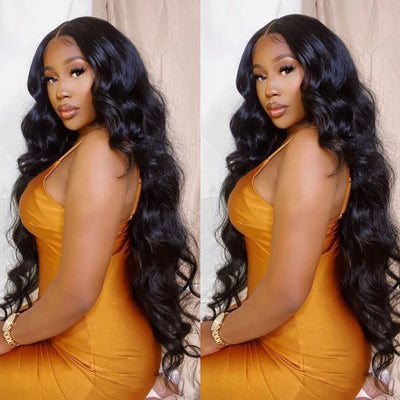13x4 PRE-PLUCKED BODY WAVE HUMAN HAIR LACE FRONT WIG