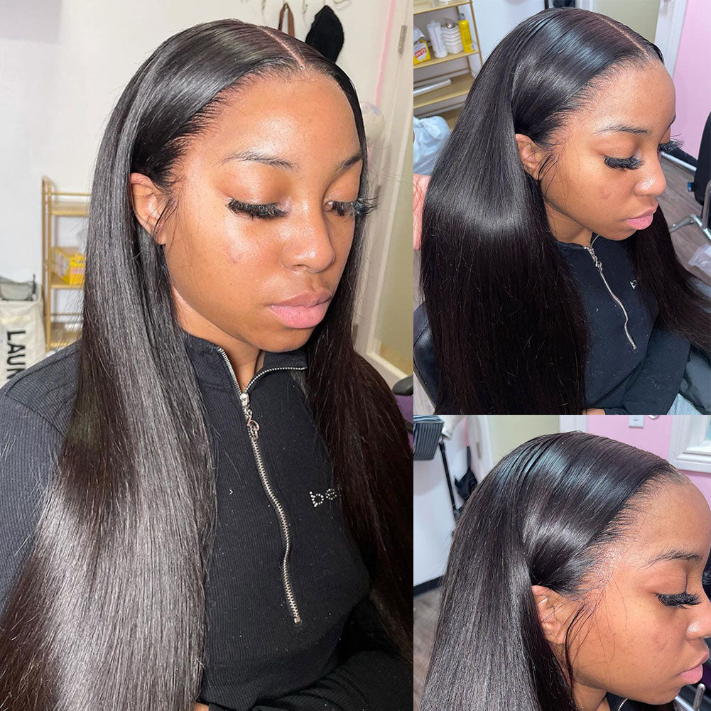【BIG SALE】13x6 Full Frontal “SUPER Pre-plucked HD Lace” Front Wig Straight