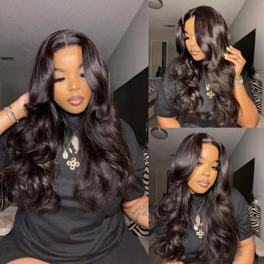NEW Diamond Lace  Pre-plucked Body Wave Lace Front Wig