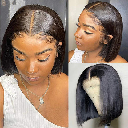 SUPER Pre-plucked Long Straight Hair Bob 360 Lace Front Wig