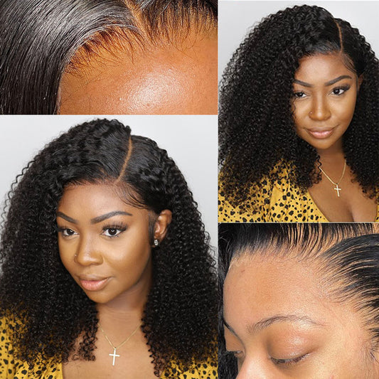 【BIG SALE】NEW “SUPER Pre-plucked HD Lace” 13x6 Lace Front Wig Kinky Curly