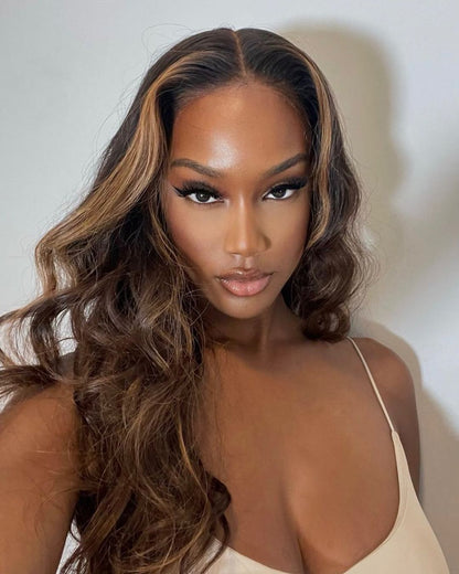 【BIG SALE】HD Lace SUPER Pre-plucked Highlight Body Wave Wig