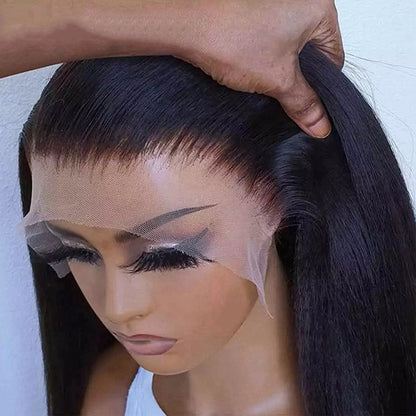 【BIG SALE】NEW “SUPER Pre-plucked HD Lace” Wig Kinky Straight