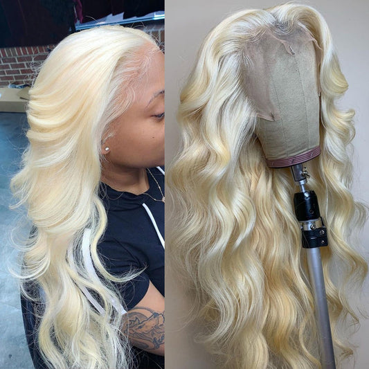 BLONDE 613 BODY WAVE LACE FRONT HUMAN HAIR LACE WIG