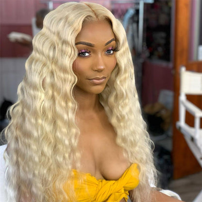 BLONDE 613 LOOSE WAVE LACE FRONT HUMAN HAIR LACE WIG
