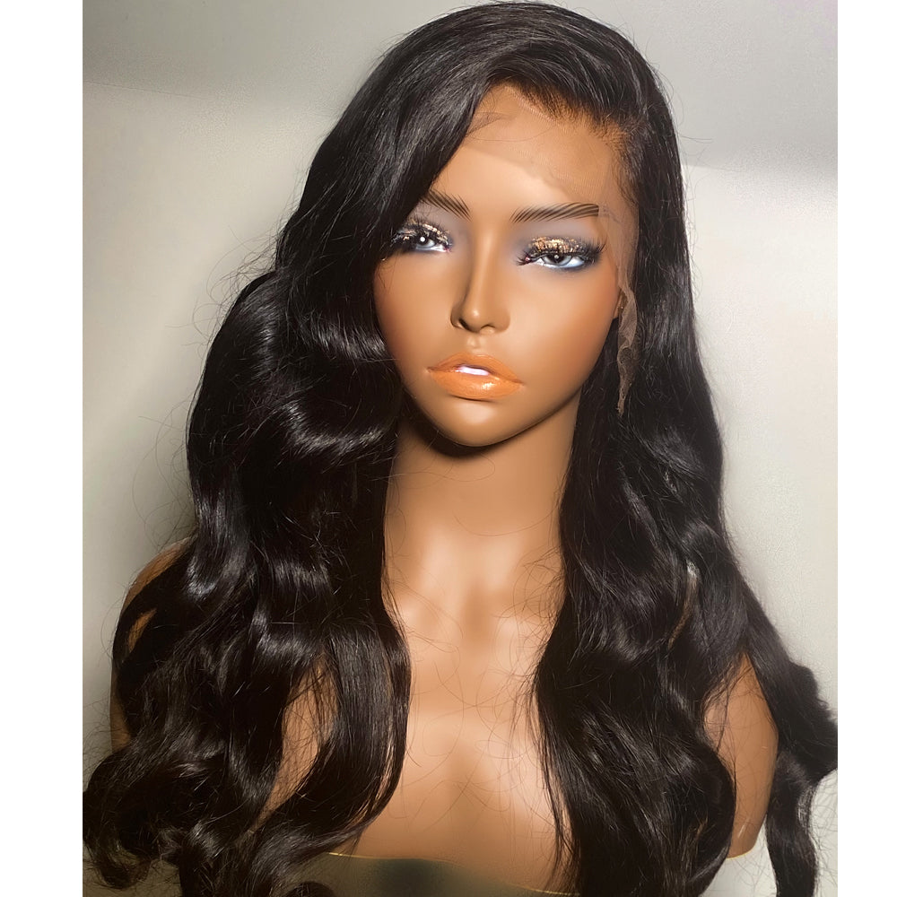 Side Part Body Wave Preplucked Virgin Hair HD LACE 13X6 Lace Front Wig