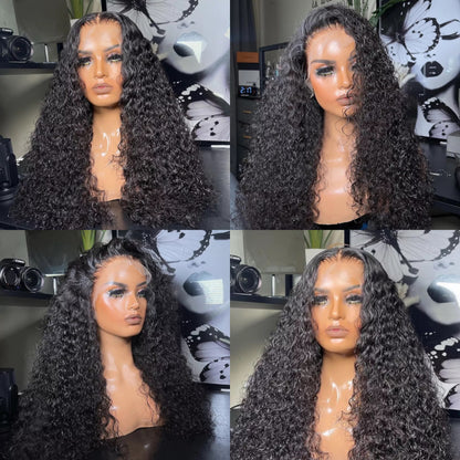 SUPER Pre-plucked Curly Hair 360 Lace Front Wig