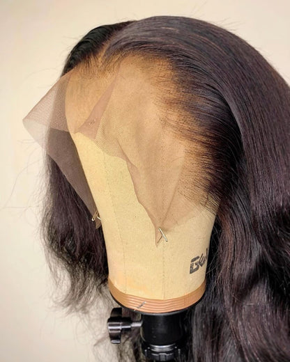 【BIG SALE】NEW “SUPER Pre-plucked HD Lace”  Bob Wig Body Wave Wavy