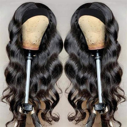Body Wave Headband Wigs Glueless Human Hair Wigs