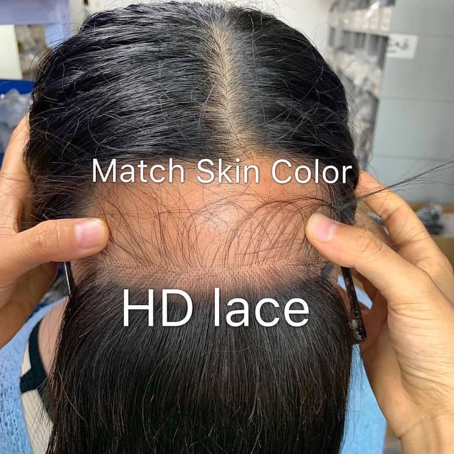 PRE-PLUCKED BODY WAVE SWISS HD LACE 5X5 LACE CLOSURE WIG