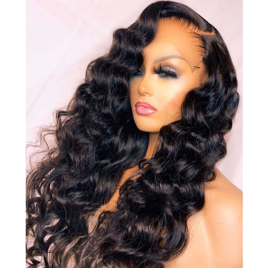 PRE-PLUCKED BODY WAVE SWISS HD LACE 5X5 LACE CLOSURE WIG
