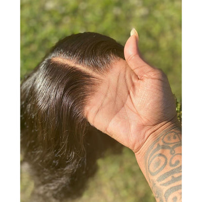 PRE-PLUCKED STRAIGHT SWISS LACE 5X5 LACE CLOSURE WIG