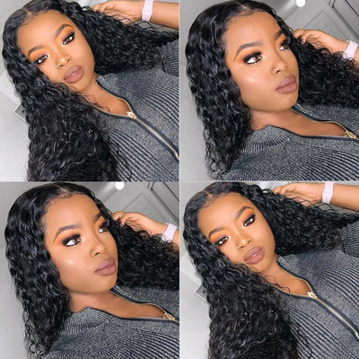 PRE-PLUCKED WATER WAVE SWISS LACE 5X5 LACE CLOSURE WIG