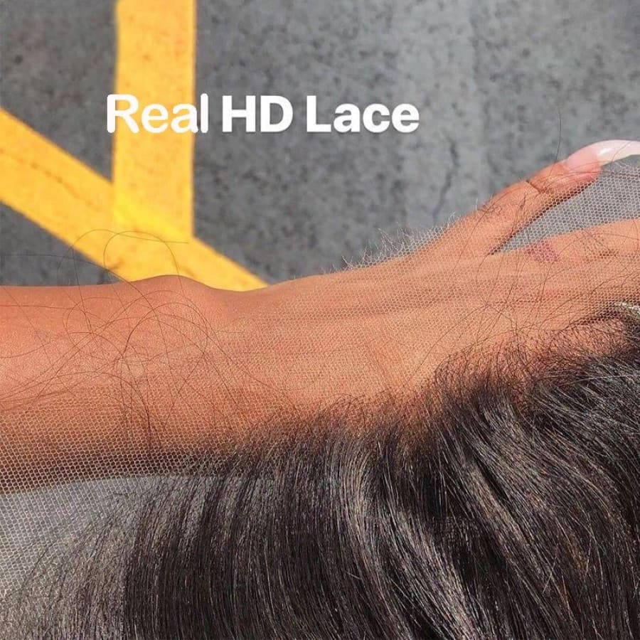 Swiss Lace HD Lace 5x5 Closure With Bundles Straight 3 